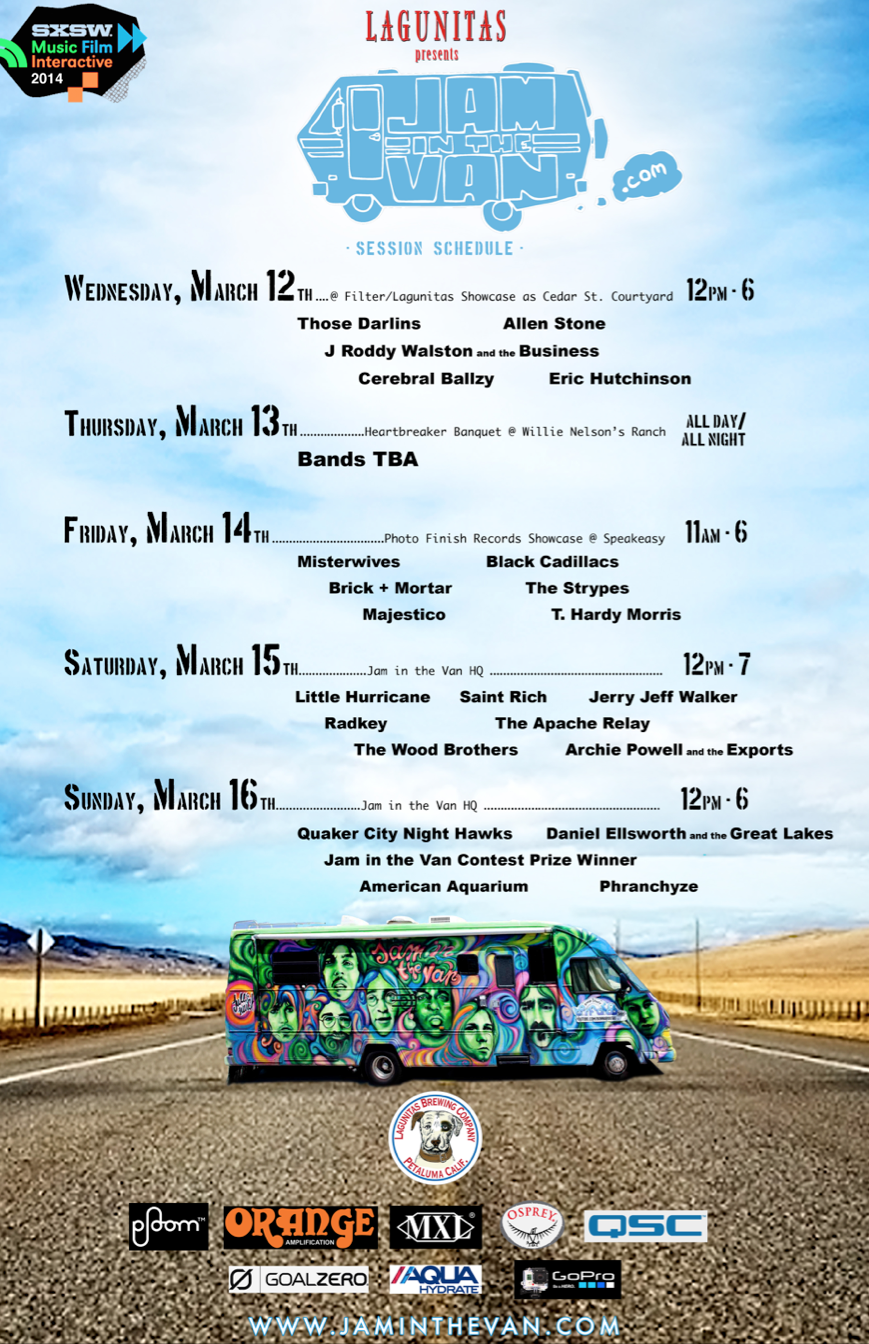 Jam in the Van Will be Bringing the Heady to SXSW! Jam in the Van