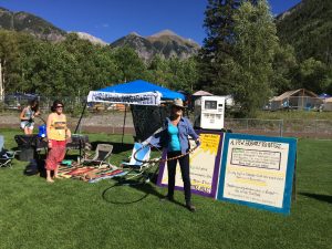 This is what a marijuana information tent looks like.