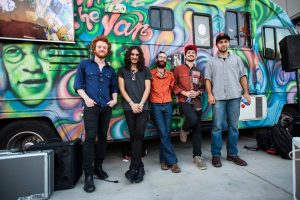 Can't get the hippies to stop hanging around our van.