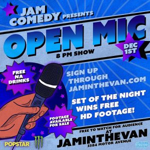 Jam Comedy Open Mic - LA 12/1